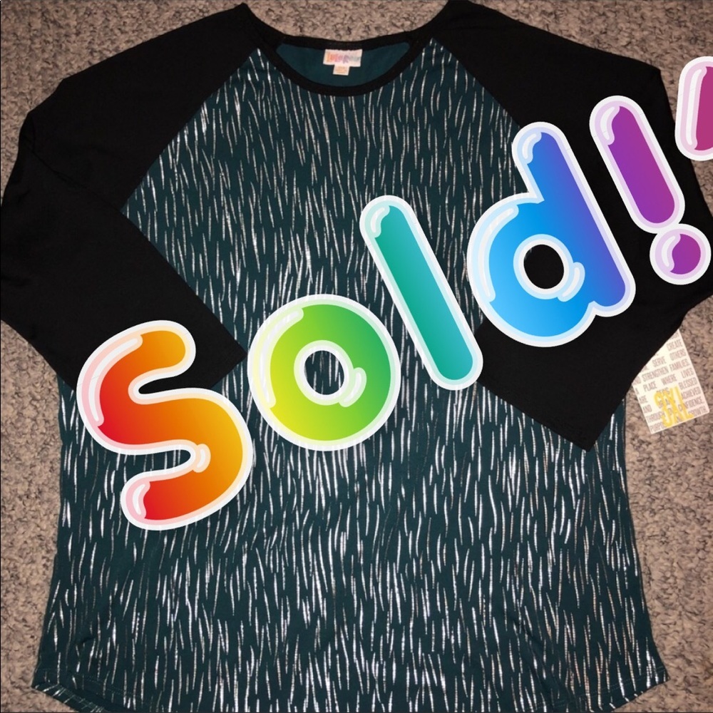New Lularoe Elegant Randy Shirt 3XL